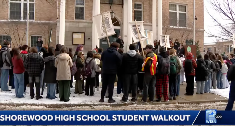 Student anti-ICE walkout