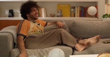 To be honest, I couldn't tell you what was discussed on Tuesday's episode - all anyone was whispering about were his dirt-caked feet placed squarely on the tan sofa