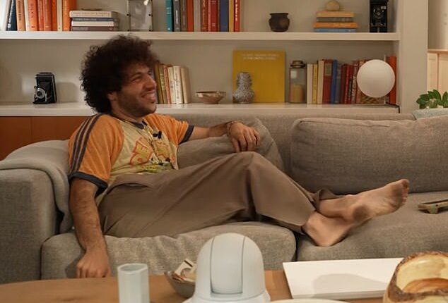 To be honest, I couldn't tell you what was discussed on Tuesday's episode - all anyone was whispering about were his dirt-caked feet placed squarely on the tan sofa