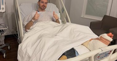 Jack Grealish has confirmed his season is over after he underwent surgery on a stress fracture of his foot