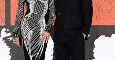 Jake Gyllenhaal makes rare red carpet appearance with longtime girlfriend Jeanne Cadieu at The Bride! premiere in London on Thursday