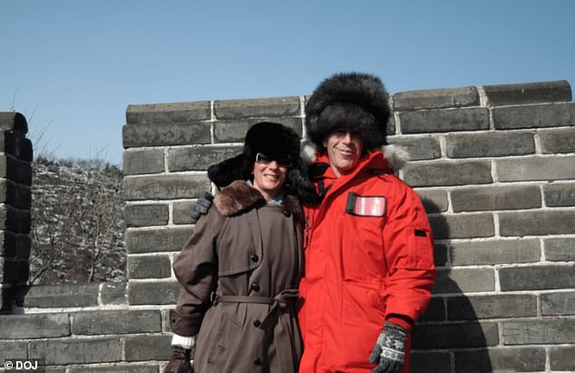 Jeffrey Epstein (pictured, right, with Ghislaine Maxwell) was likely a Russian spy, Poland's prime minister has claimed