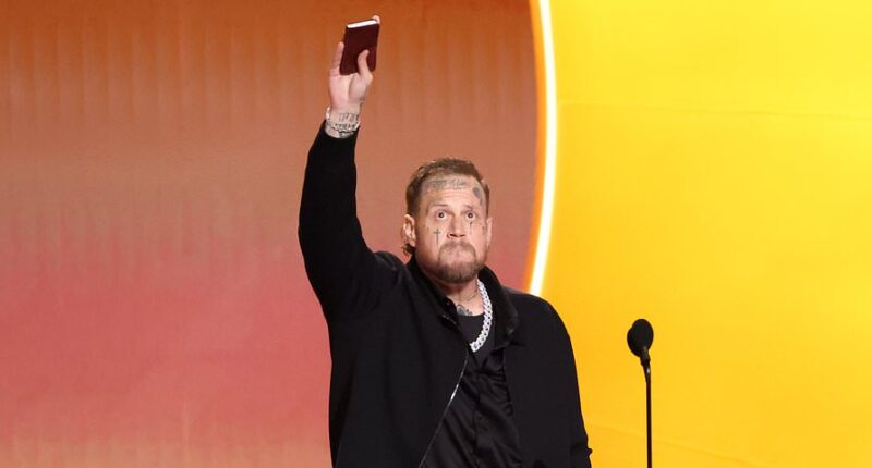 Jelly Roll slammed for 'religious psychosis' during Grammy acceptance speech: Live updates