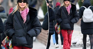 Jennifer Lawrence wears FreeCity sweatpants twice in one week