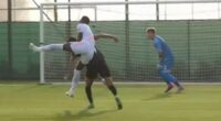 Jhon Duran performed a WWE-style move in a bizarre incident on his Zenit debut