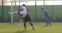 Jhon Duran performed a WWE-style move in a bizarre incident on his Zenit debut