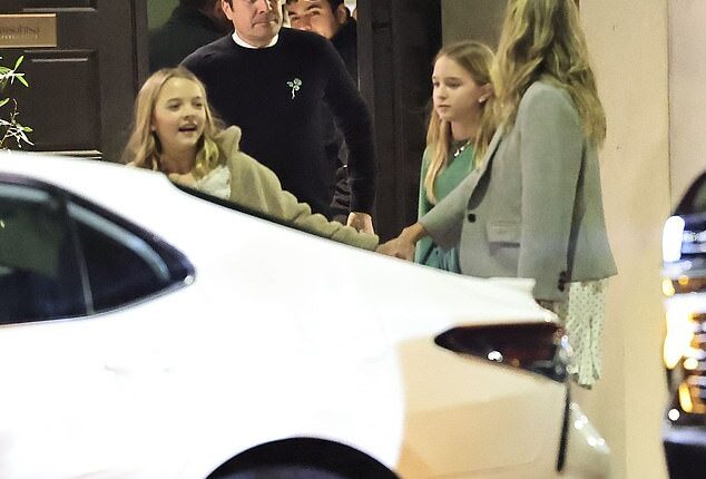 Jimmy Fallon made a rare sighting with his wife Nancy Juvonen, 58, and two children over the weekend. The 51-year-old Tonight Show host and his clan were spotted leaving a restaurant together on Valentine's Day