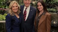 Last week, daughter Ashley Biden posted a picture of former President Joe Biden (center) and First Lady Jill Biden (left) at a Biden Presidential Library Board dinner held at Longwood Gardens outside of Philadelphia