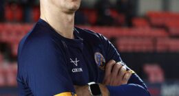 Joe Hart was present for Shrewsbury Town as a goalkeeping coach for one night only