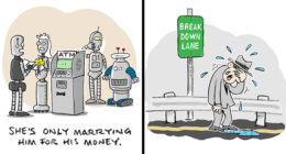 Joe Lennon’s Sharp Single-Panel Comics Find Dark Humor In Life’s Smallest, Strangest Moments (52 Pics)