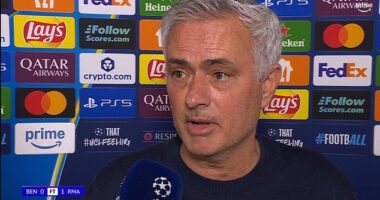 Jose Mourinho has accused Real Madrid's Vinicius Jr of inciting aggravation from opponents