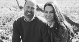 The Prince and Princess of Wales shared their sweet message to royal fans on their official Kensington Royal X account to mark February 14. Pictured: The snap the couple shared to mark Valentine's Day