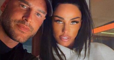 Katie Price has proudly shown off her new husband Lee Andrews' tattoo tribute to her, after it was revealed she is 'starting to suspect she's made a huge mistake' in marrying him