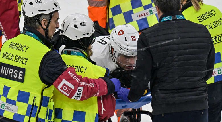 Kevin Fiala and Olympics' Medical Personnel