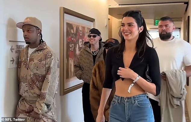 Celebrities flocked to the Bay Area on Sunday as football's biggest night took over Levi's Stadium in Santa Clara, California, with luxury suites and sideline seats packed wall to wall with A-listers