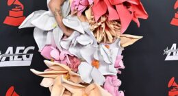 Kesha ensured all eyes were on her as she arrived at MusiCares' 2026 Person of the Year Gala on Friday night at the Los Angeles Convention Center, in a bold and attention-grabbing look