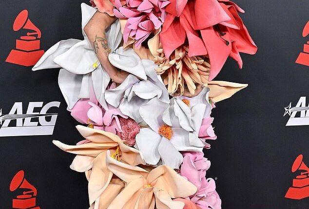 Kesha ensured all eyes were on her as she arrived at MusiCares' 2026 Person of the Year Gala on Friday night at the Los Angeles Convention Center, in a bold and attention-grabbing look