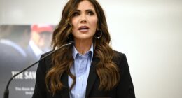 Voters in South Dakota were asked if they would vote for Noem in a Republican primary against the state's sitting GOP Senator Mike Rounds