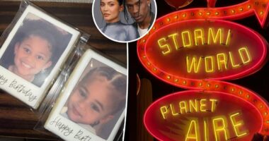 Kylie Jenner and ex Travis Scott reunite to celebrate kids' birthdays