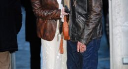 Lana Del Rey, 40, gave a cryptic look into her married life with swamp tour guide Jeremy Dufrene and teased her latest music video in a new social media post on Tuesday; pictured together on February 10 in NYC