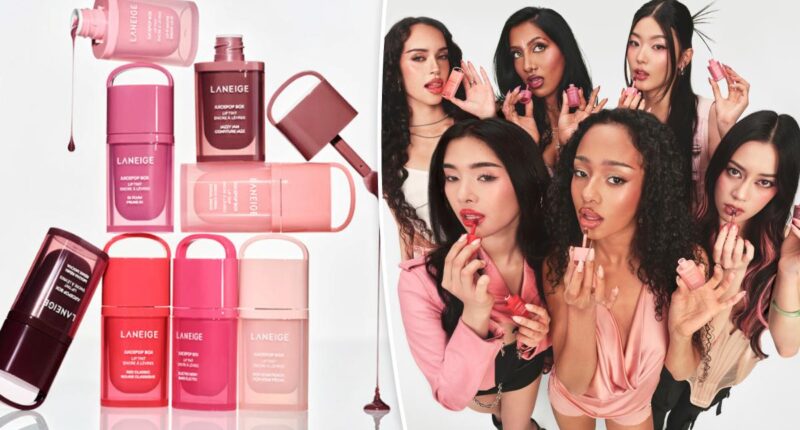 Laneige's new JuicePop Box Lip Tints are Katseye-approved