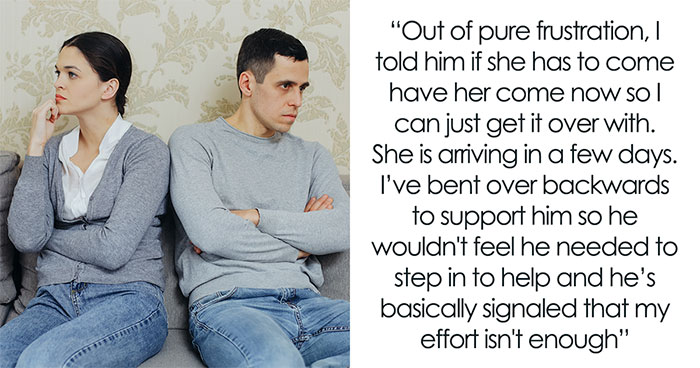 Lazy Hubby Invites Mom To Help Instead Of Pitching In, Wife Goes On Strike And Dumps Chores On Him