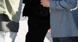 Leonardo DiCaprio made a low-key appearance at Super Bowl LX on Sunday in San Francisco