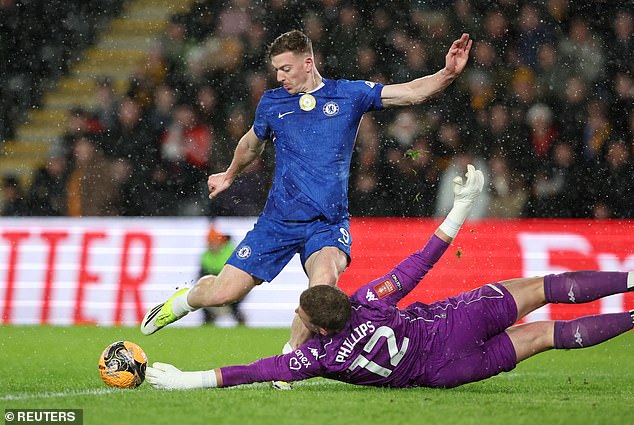 Liam Delap was a constant menace and ultimately ended up with three assists