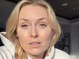 Lindsey Vonn finally leaves hospital after Winter Olympics horror crash and reveals how doctor 'saved her leg' from amputation