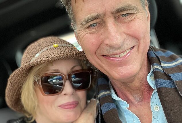 Lysette Anthony (left) has said she feels 'broken' after the death of her partner of three years, Marcus Gilbert (right)