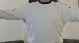 Married At First Sight UK star Dean Vary has shown off his incredible three stone weight loss in an Instagram clip showing his before(pictured) and after