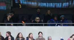 Madonna was seen at the Tottenham Hotspur Stadium after supporting her daughters during a Spurs U14 academy match