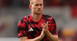 Manchester United manager Michael Carrick has given a concerning injury update on Matthijs de Ligt (pictured)
