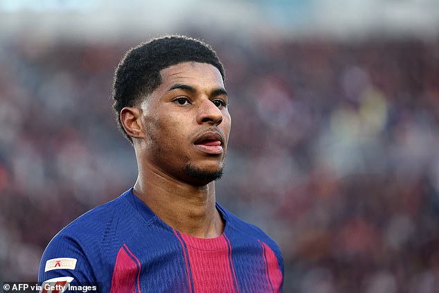 Man United have no intention of re-negotiating a fee for Marcus Rashford with Barcelona