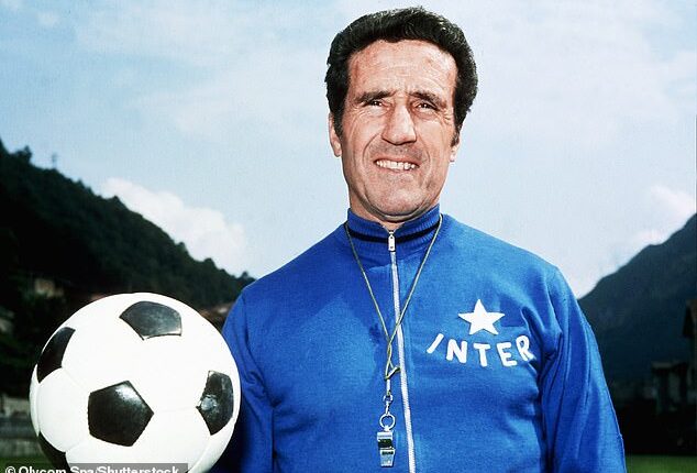 Helenio Herrera spent 37 years managing a variety of clubs including Barcelona and Inter Milan