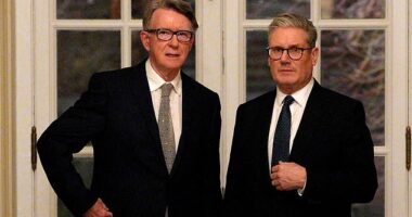 Keir Starmer is struggling to contain the storm over Lord Mandelson today as he pledged 'support' for a police probe into alleged leaks of government secrets