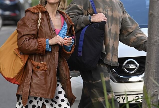 Married At First Sight couple Julia Vogl and Grayson McIvor looked smitten as they stepped out in Sydney for a low-key grocery run after moving into an apartment together. Both pictured