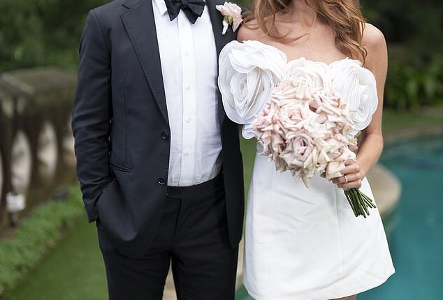 Married At First Sight 2026's most explosive rumour has finally been unmasked - and for many behind the scenes, it was never really a secret. (Pictured: Brook Crompton with Chris Nield)