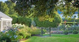 ‘Estate railing is perfect for keeping the dogs safely in the back garden when the front gate is open.’