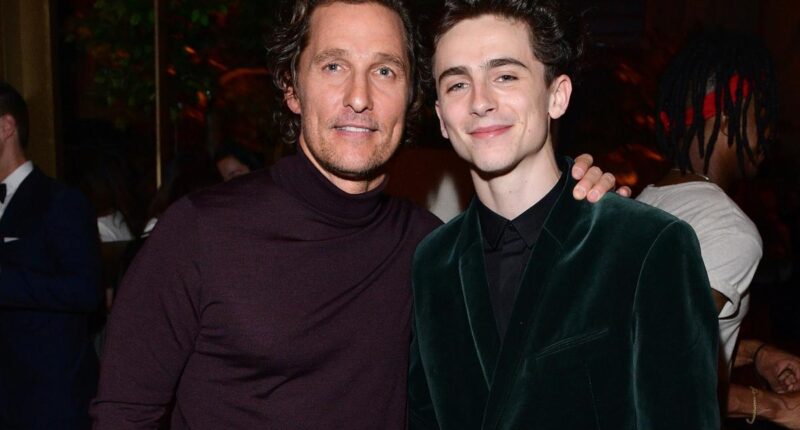 Matthew McConaughey played disgusting prank on Timothée Chalamet while filming 'Interstellar'