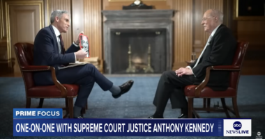 Anthony Kennedy speaking with ABC News.