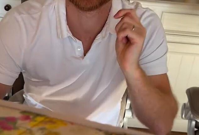 Meghan Markle has shared a clip to Instagram - surprising Prince Harry with one of her As Ever chocolate bars before Valentine's Day