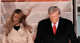 Melania Trump’s Perfectly Polished Appearance Slips As The Wind Uncovers A Hidden Secret