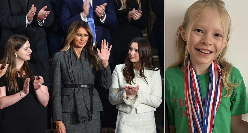 Melania Trump thought it would 'be best' if her State of the Union guests showcased how her initiatives were helping Americans in the real world. A source close to the First Lady revealed to the Daily Mail that sitting alongside her while President Donald Trump addresses Congress will be ten-year-old Everest Nevraumont and 24-year-old Sierra Burns. State of the Union guests are invited each year to symbolize the administration's priorities. The President is expected to make the economy the centerpiece of his anticipated speech while highlighting the stories of everyday Americans.