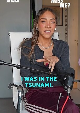 Miquita Oliver has revealed that being caught in the 2004 Boxing Day tsunami in Thailand'f***ed' with her