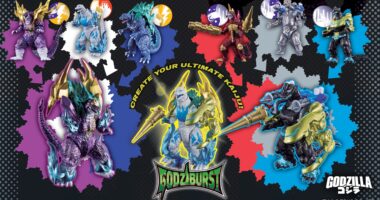 Mix-and-Match Godziburst Godzilla Figures to Debut at New York Toy Fair