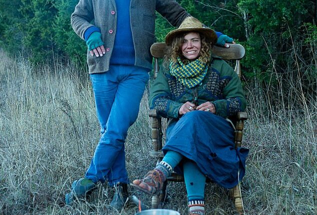 Randilyn Allred, 40, grew up in suburban Missouri , and has worked a number of odd jobs over the years, including stints as a veterinary technician and aircraft mechanic. Pictured with Ben Fogle