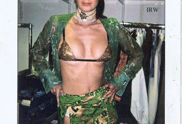 Playing dress-up in the Elle fashion cupboard