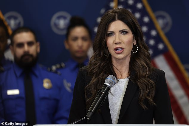ICE, which is overseen by Kristi Noem's Department for Homeland Security (DHS), bought the warehouse in cash for $87.4 million on January 29 to house around 1,500 migrants as aggressive deportations continue apace, according to deeds seen by the Daily Mail
