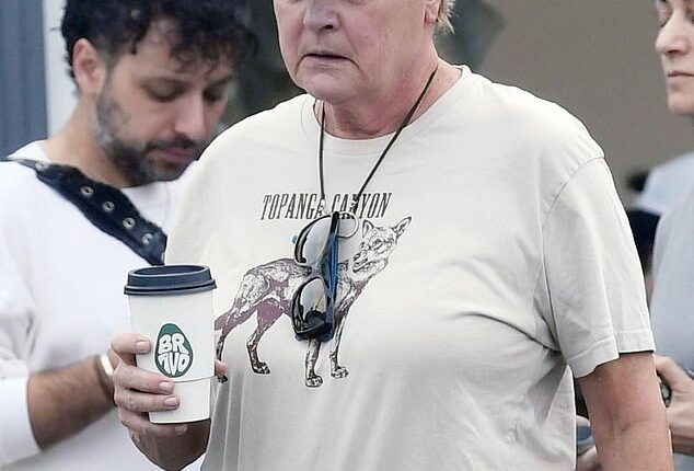 One of Bing Crosby's grandchildren and a star in her own right turned heads on a rare outing in Los Angeles on Monday